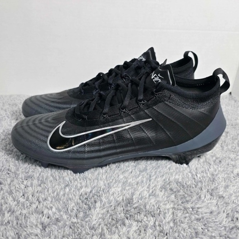 Nike Air Zoom Vapor‎ Elite 1 Football Cleats Mens Size 11.5 Black FB3288-002 NEW - Picture 2 of 11